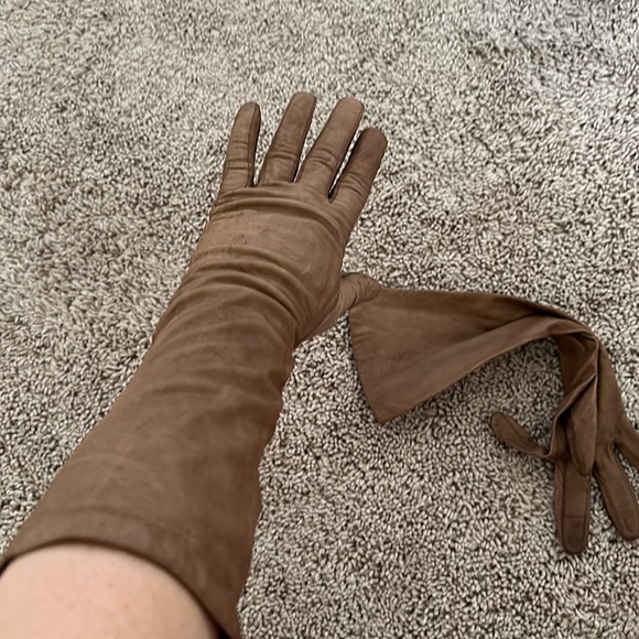 Vintage Accessories - Vintage leather gloves